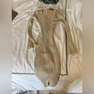 Micas tan dress